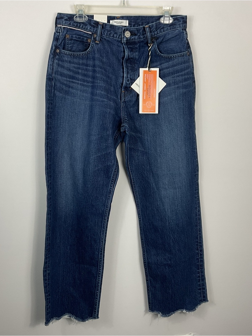 Moussy Vintage Corcoran Wide Straight Leg Jeans Womens Size 29